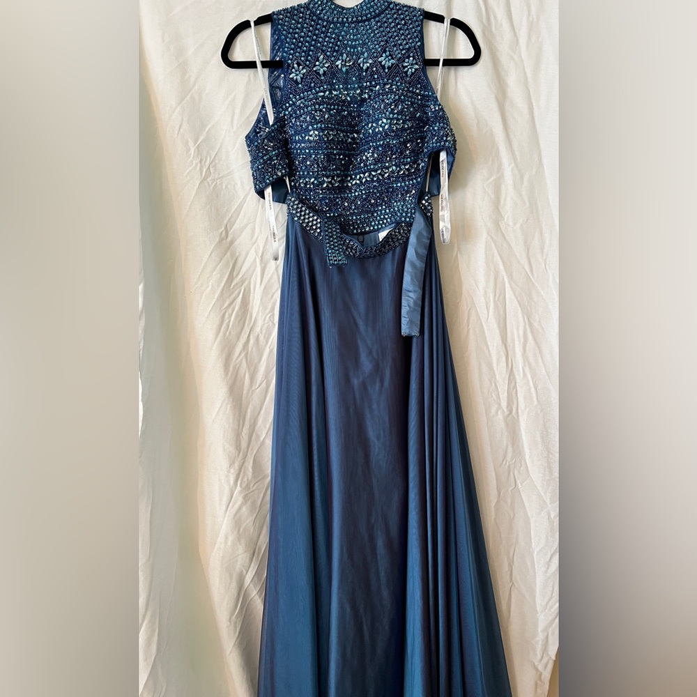 Sherri Hill Two Piece Beaded Dress